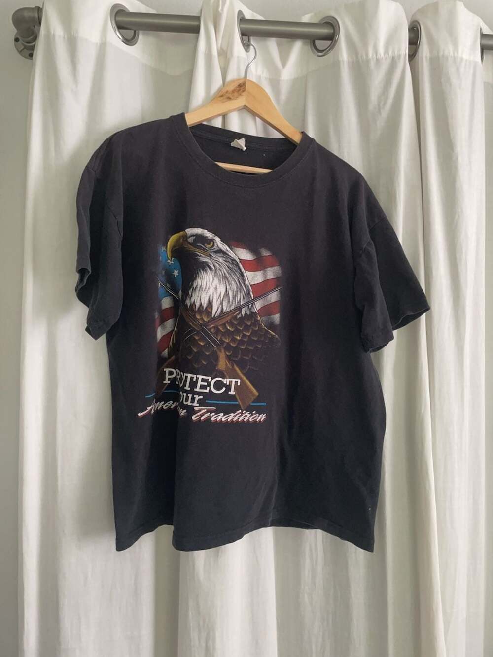 Vintage American Tradition Eagle Graphic T-Shirt
Redneck
Gun
4th of July
Freedom